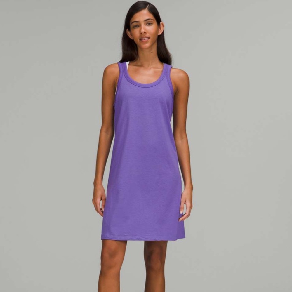 Lululemon Classic-Fit Cotton-Blend Scoop Dress